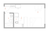 The MOD Apartments Studio E Floor Plan